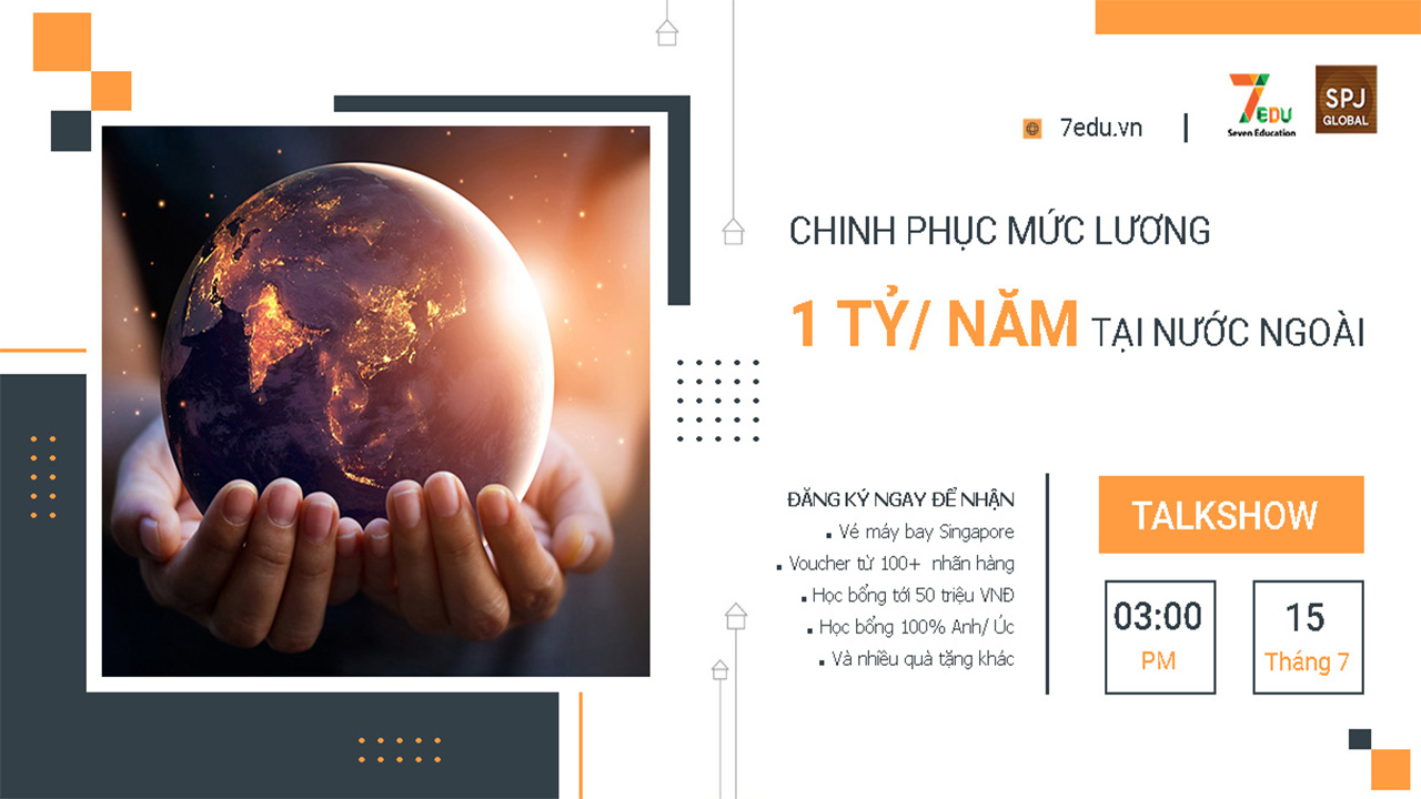 Talkshow Hướng Nghiệp: Bí Kíp Chinh Phục Mức Lương 1 Tỷ/ Năm Tại Nước Ngoài